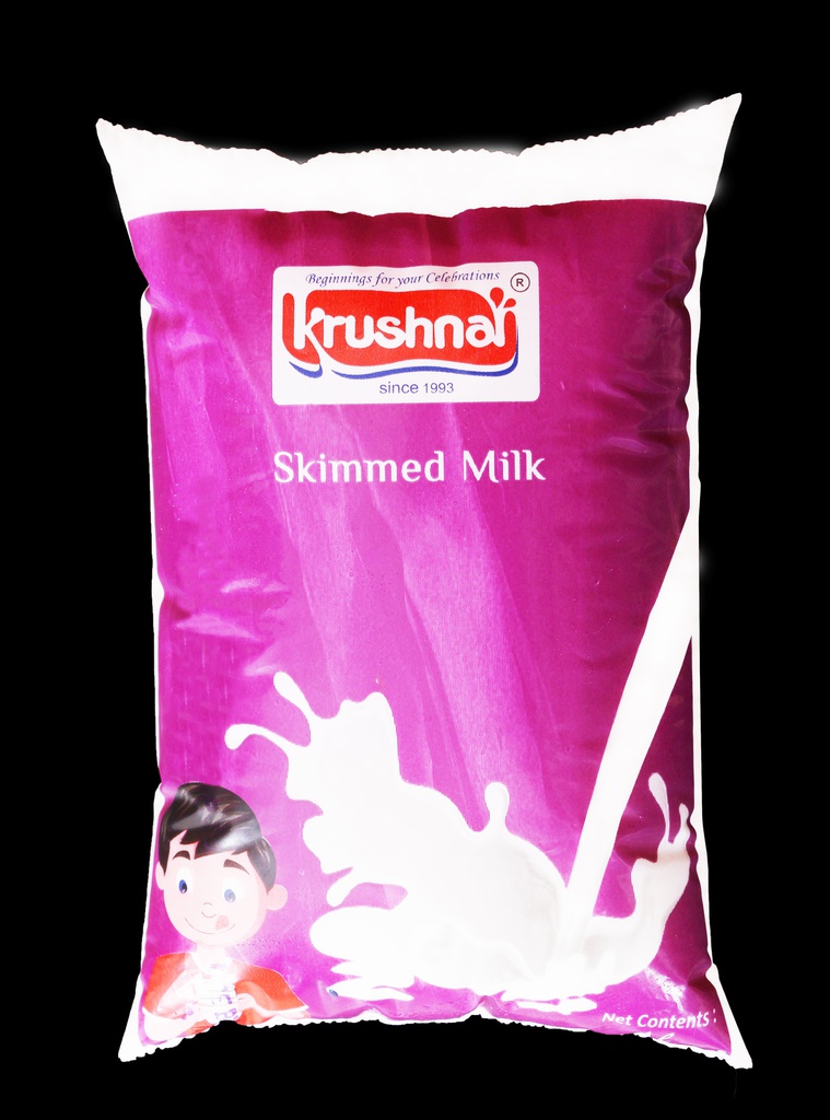 Krushnai Skimmed Milk (500ml, 1L)